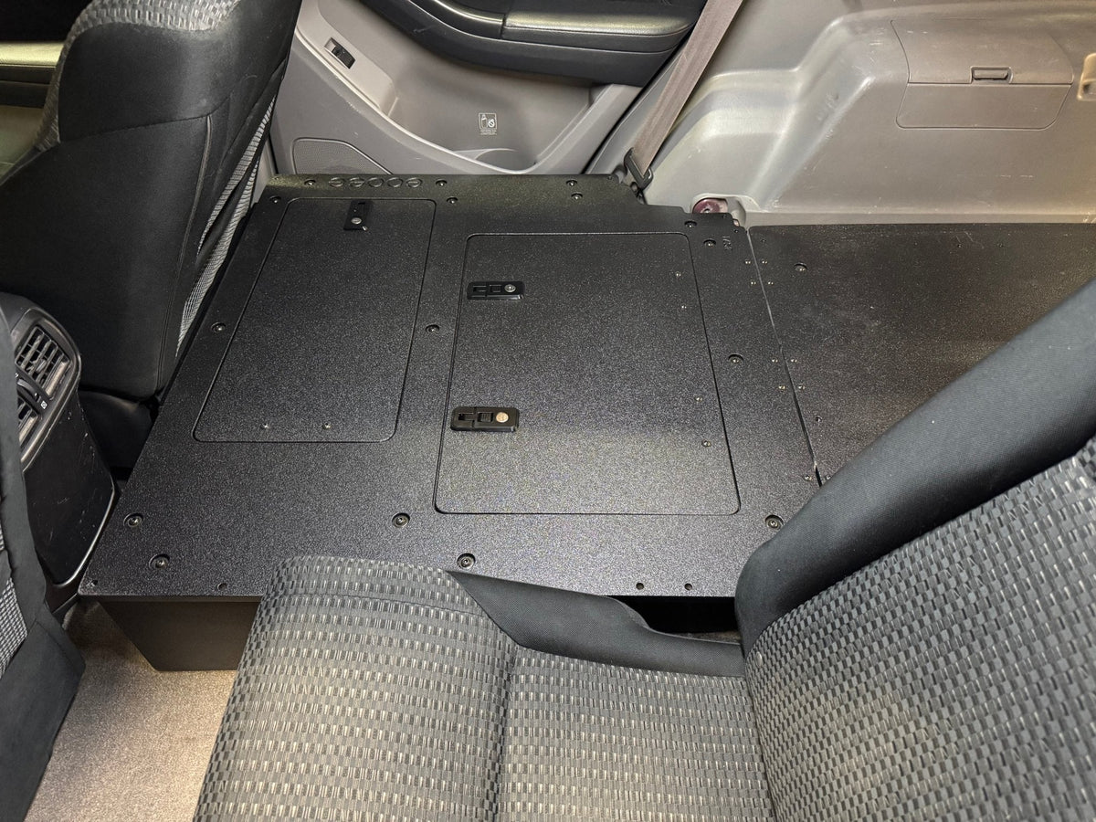 Goose Gear second row seat delete plate system for Toyota 4Runner 4th Gen 2003-2009