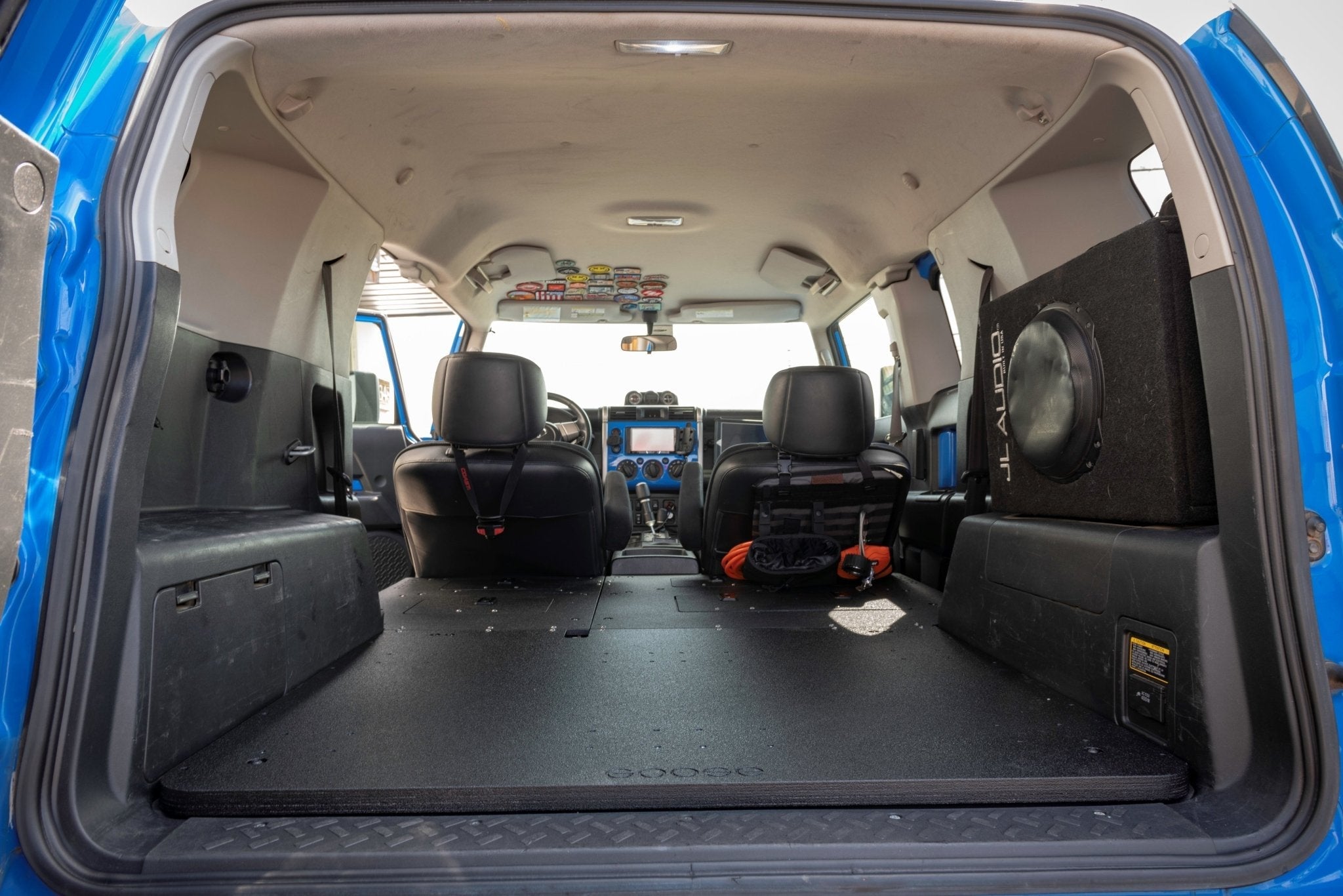 Toyota FJ Cruiser 2006-2014 - Sistema de placa de eliminación del asiento de la segunda fila