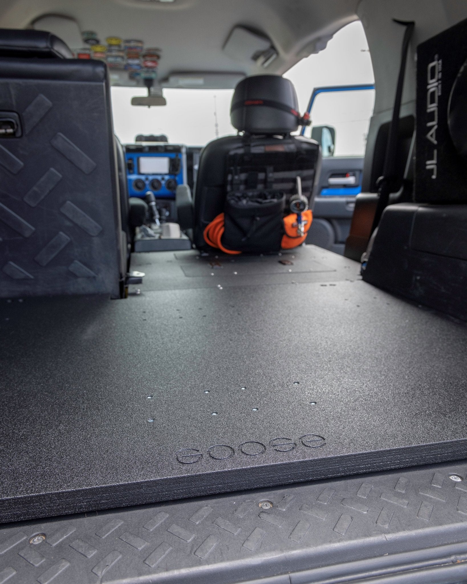 Toyota FJ Cruiser 2006-2014 - Sistema de placa de eliminación del asiento de la segunda fila