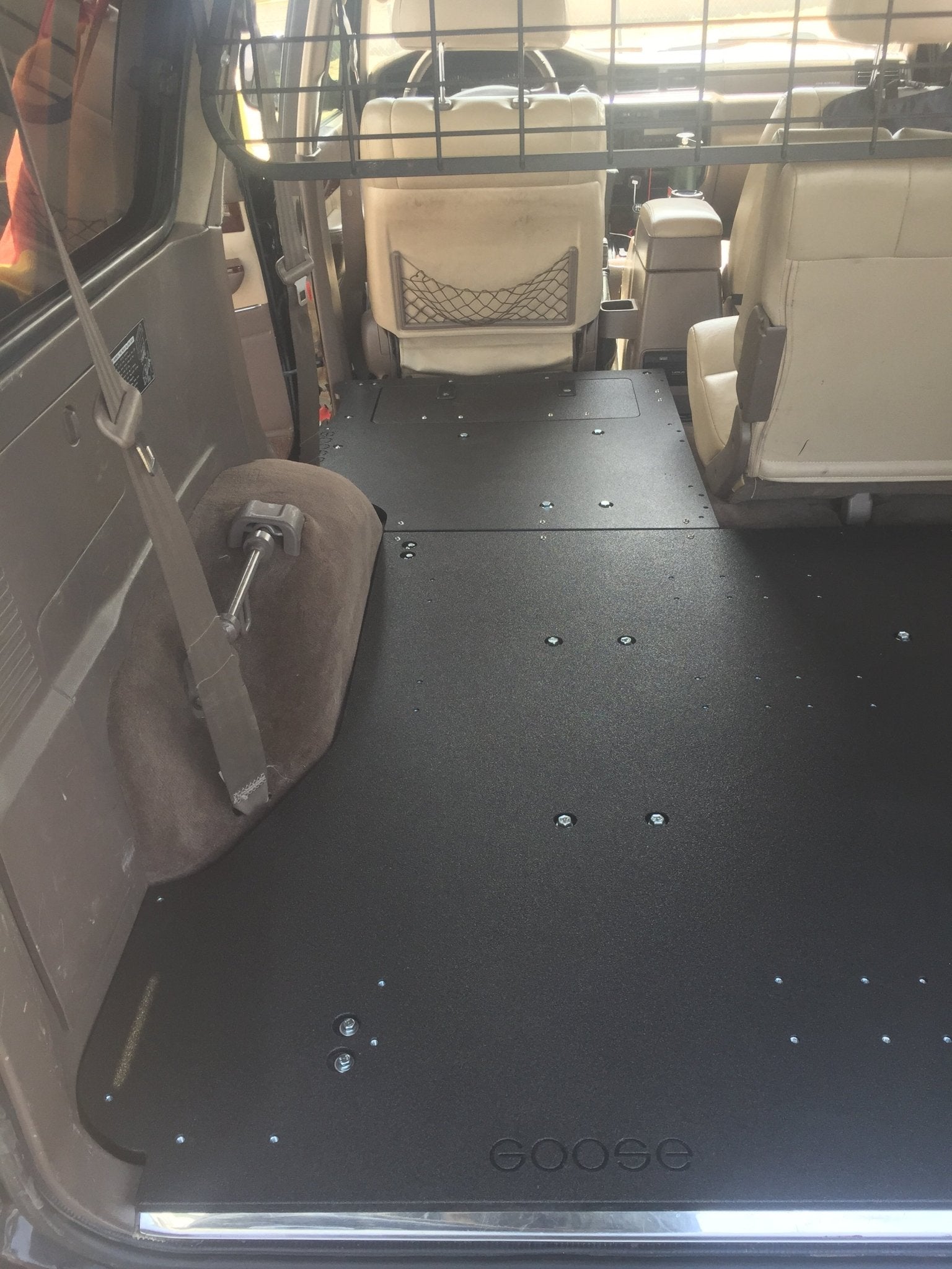 Sistema de placa de eliminación del asiento de la segunda fila de Toyota Land Cruiser 1991-1997 Serie 80