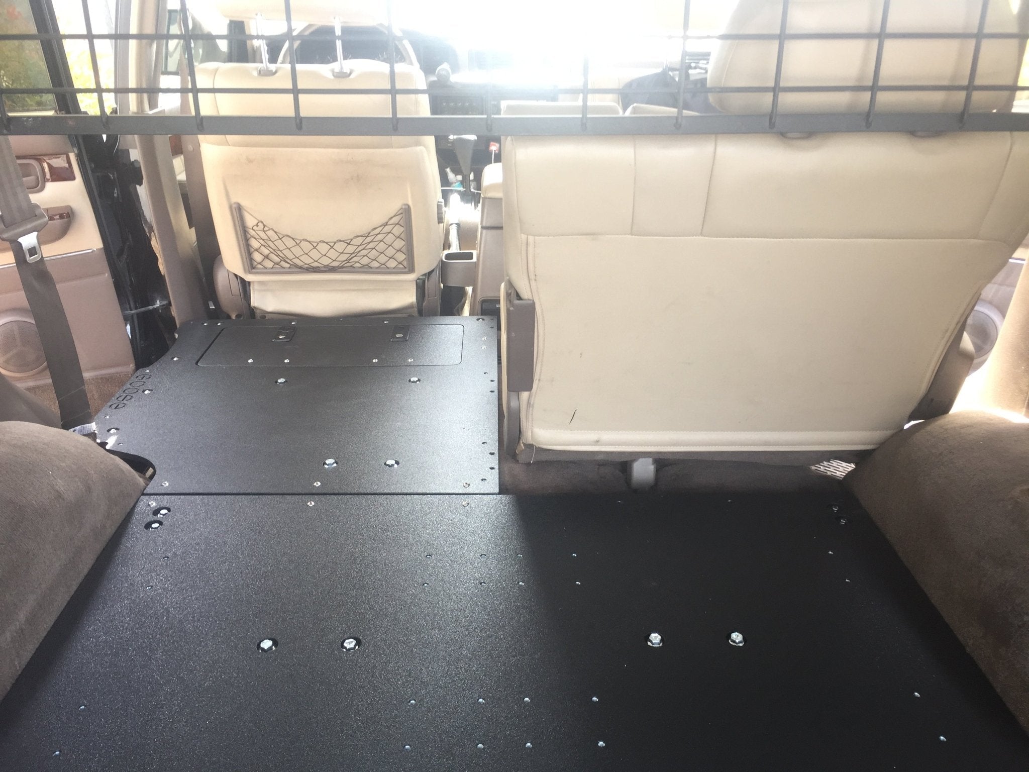 Sistema de placa de eliminación del asiento de la segunda fila de Toyota Land Cruiser 1991-1997 Serie 80