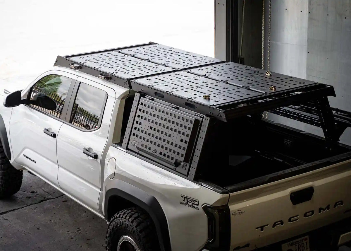 toyota-tacoma-bed-rack-driftr-topper-cargo-carrier-accessories - NVMOS