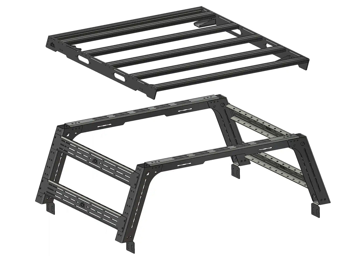 toyota-tacoma-bed-rack-system-starter-bundle-components - NVMOS