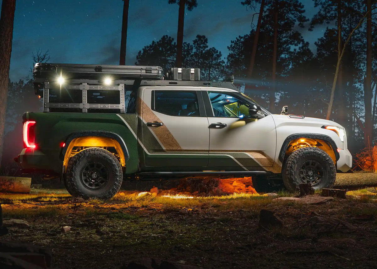 toyota-tundra-overland-bed-rack-roof-rack-system-side - NVMOS