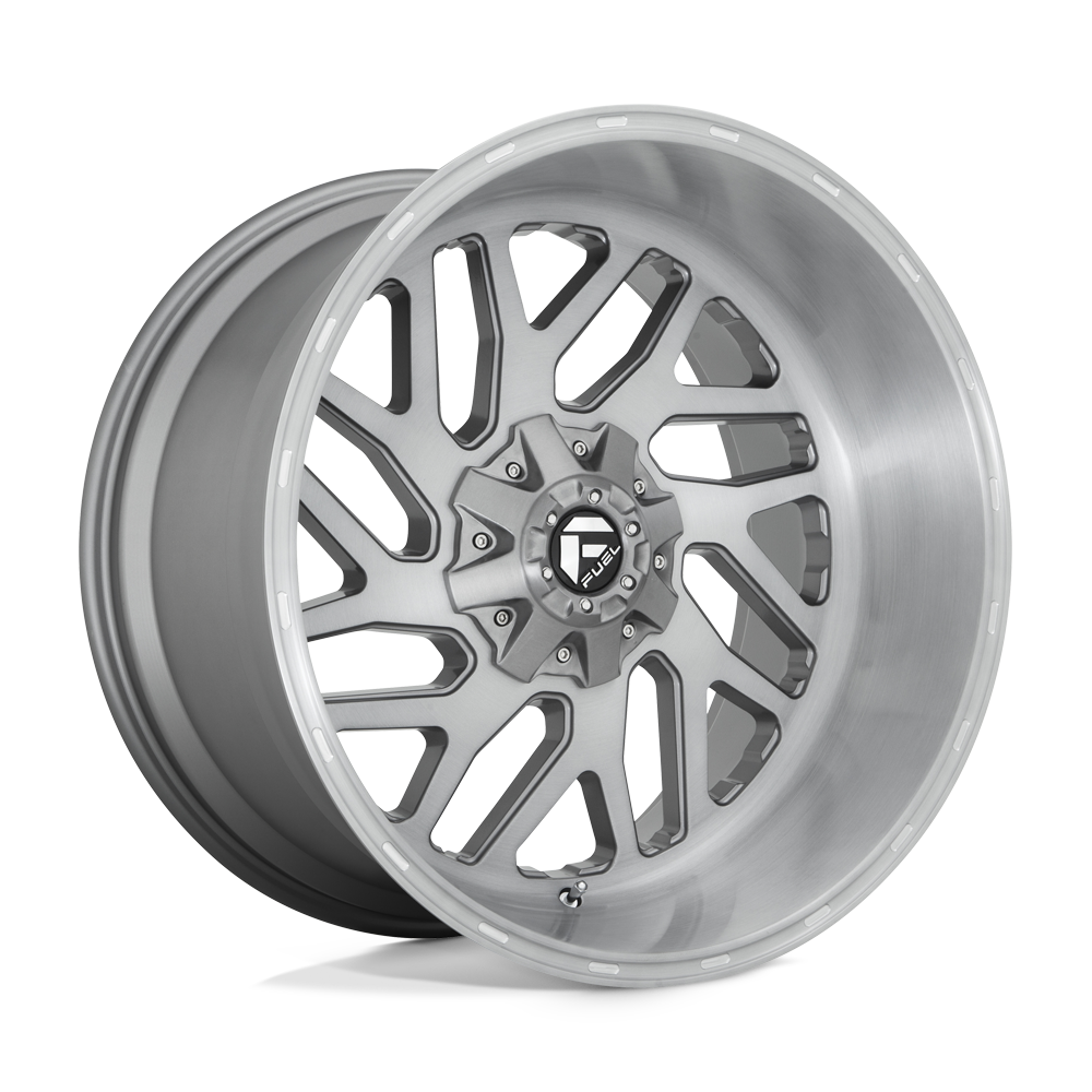 Fuel Triton Platinum D715 Brushed Gun Metal Tinted Clear wheel, multiple bolt patterns