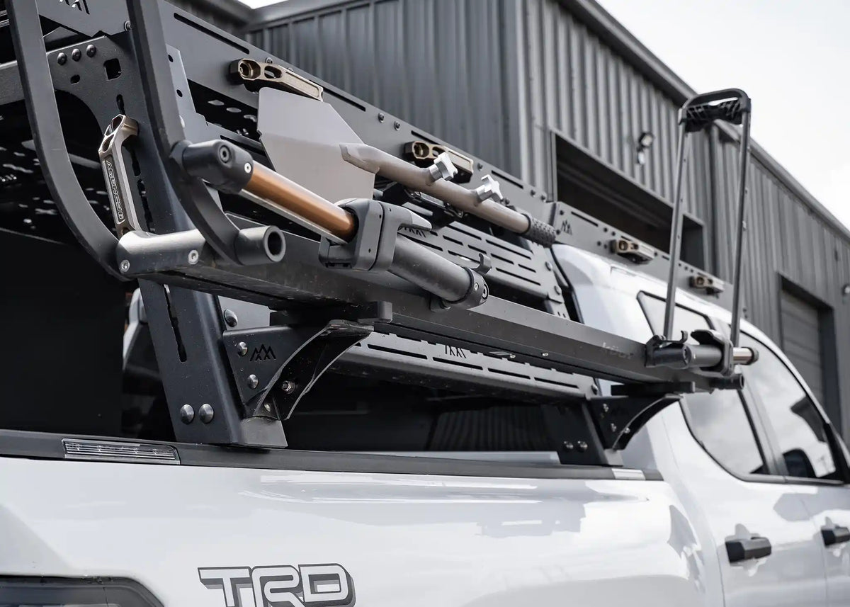 truck-bed-rack-bike-tray-mounting-brackets-installed - NVMOS