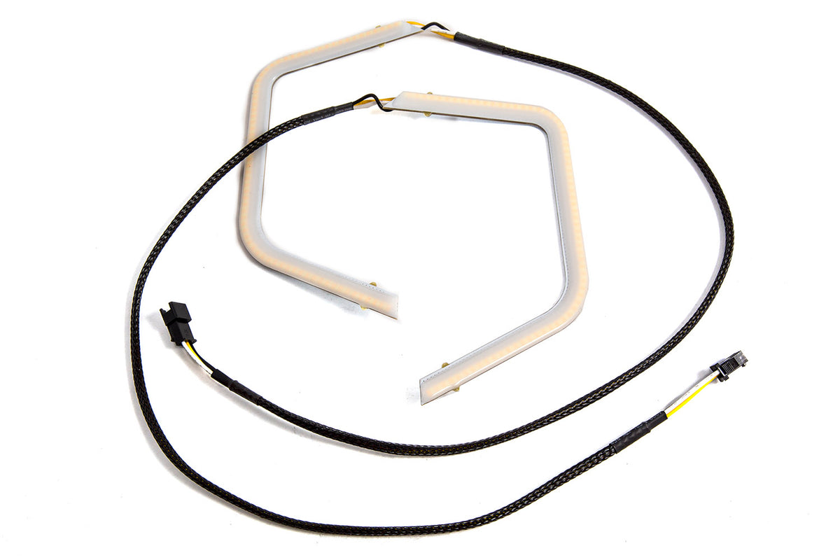Diode Dynamics Switchback C-Light LED Halos for 2014-2021 Toyota Tundra
