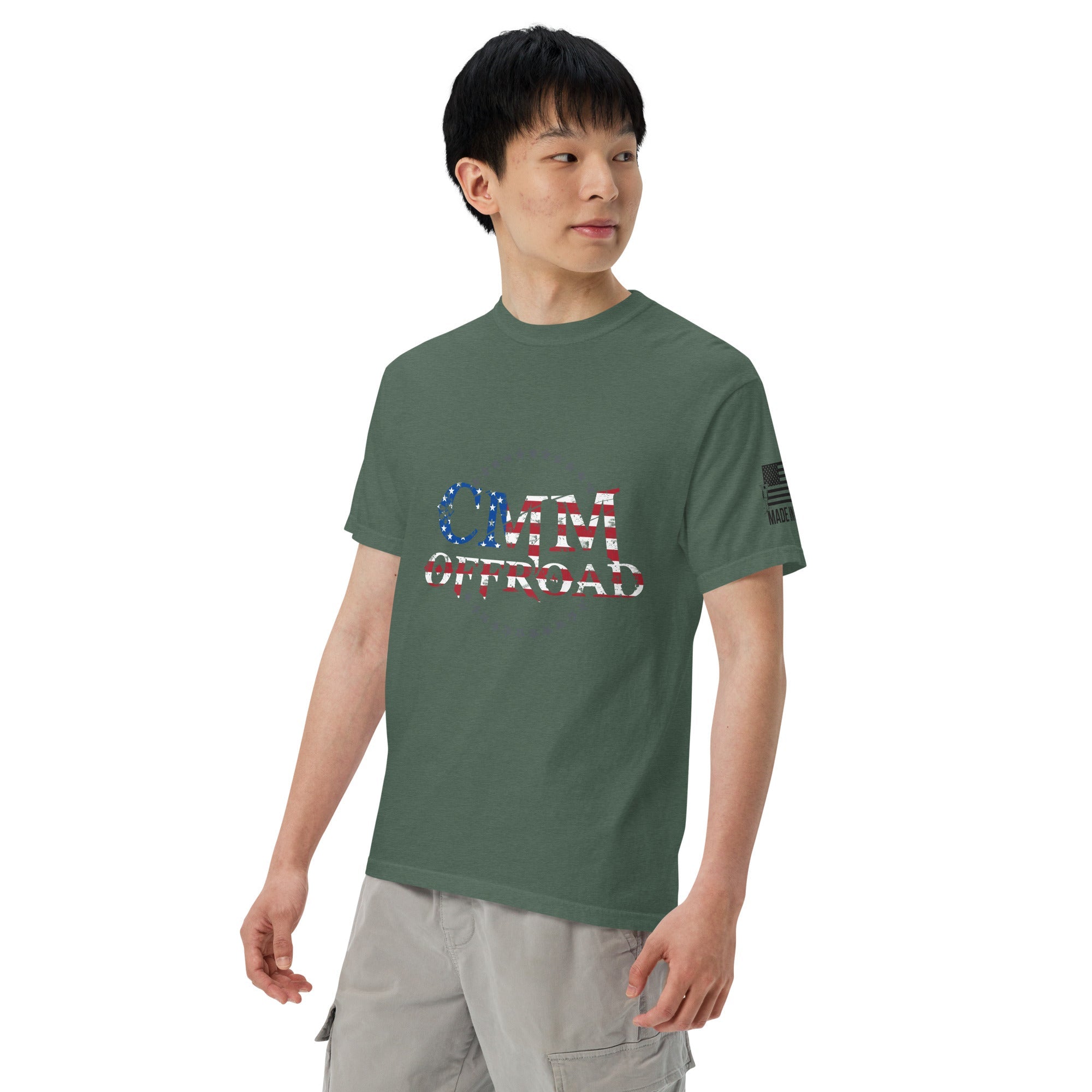 unisex-garment-dyed-heavyweight-t-shirt-blue-spruce-left-front-6743c1a318ef4 - NVMOS