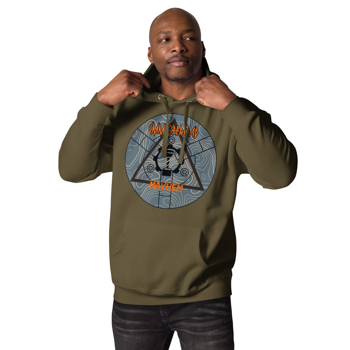 CMM Offroad Rock Collection DL unisex hoodie, universal fit