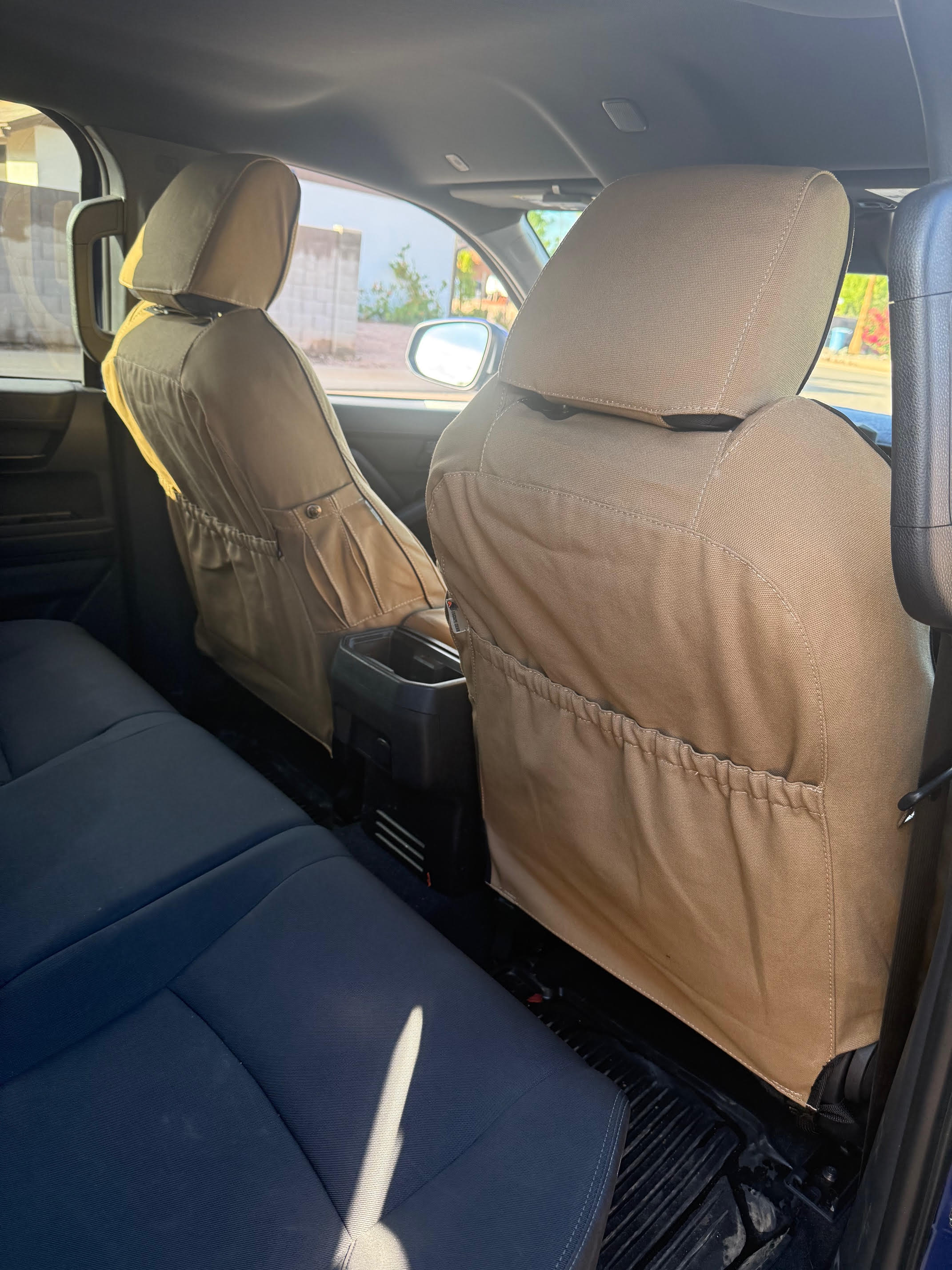 escape gear seat covers Double Cab / Front Row / Light Khaki