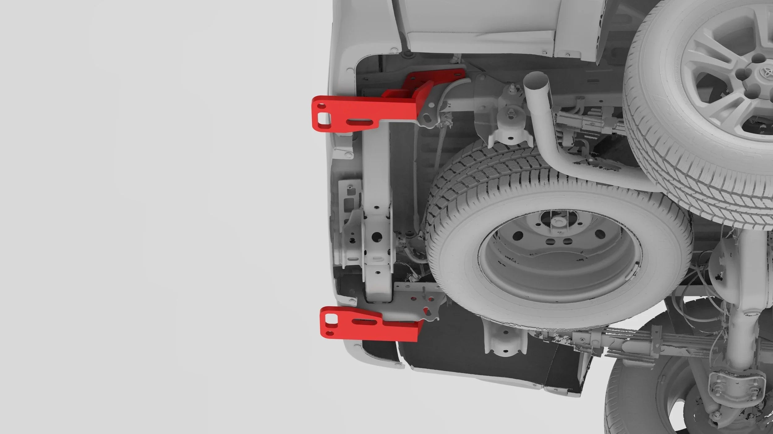 2016-2023 Toyota Tacoma Rear Recovery Points
