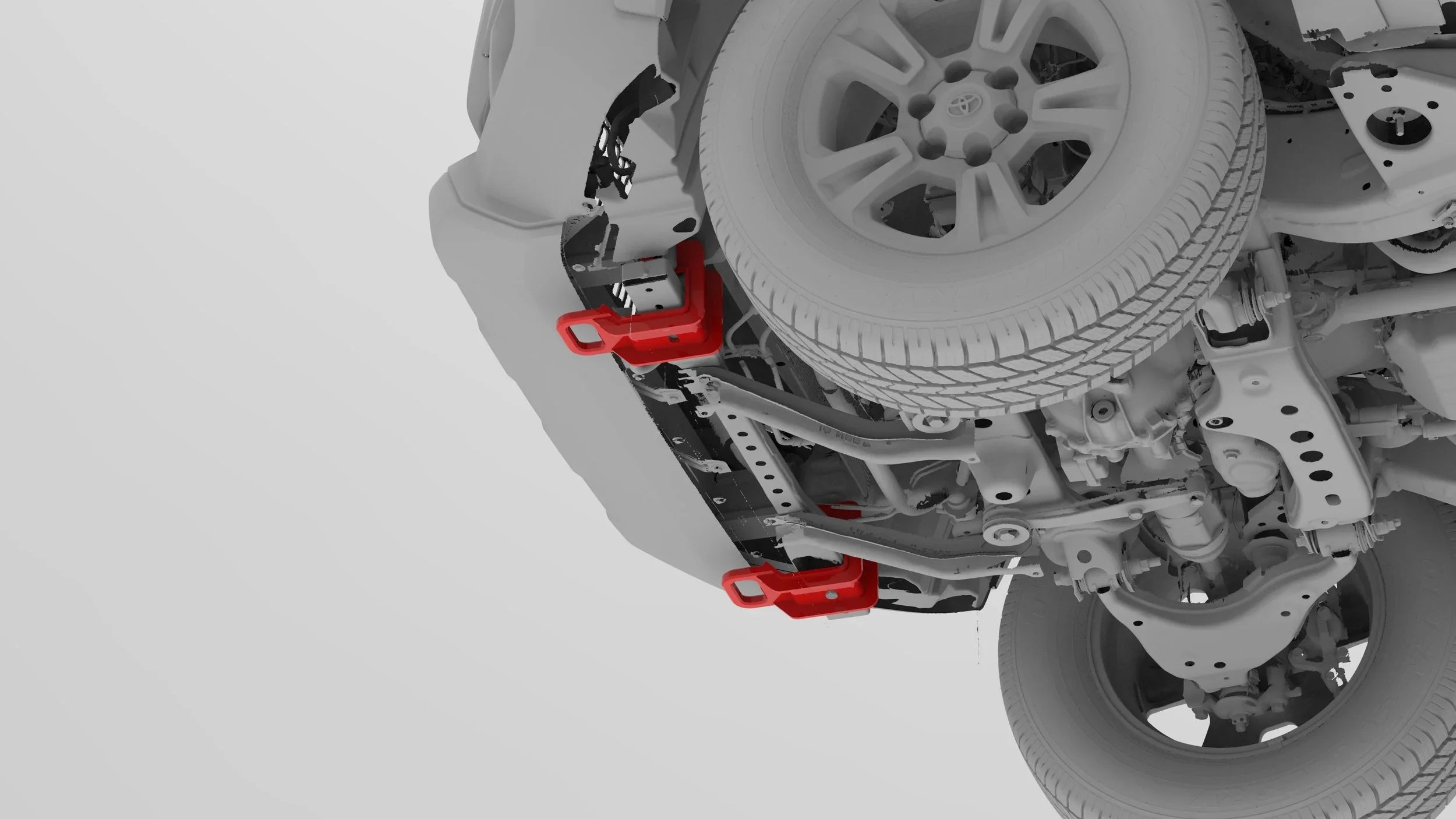 2016-2023 Toyota Tacoma Front Recovery Points