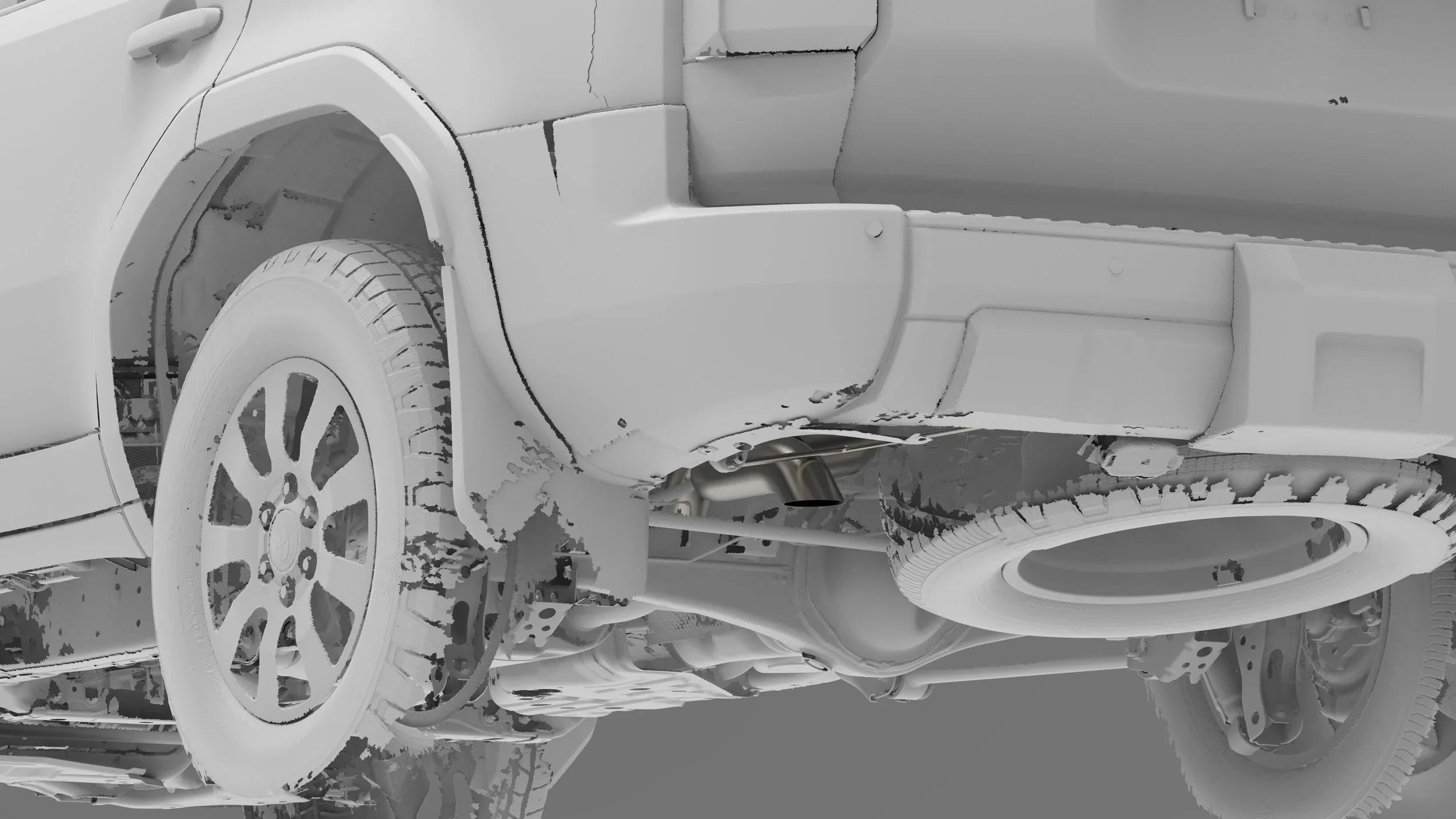 2024-Current Lexus GX550/Toyota Land Cruiser Titanium Axle Dump Exhaust