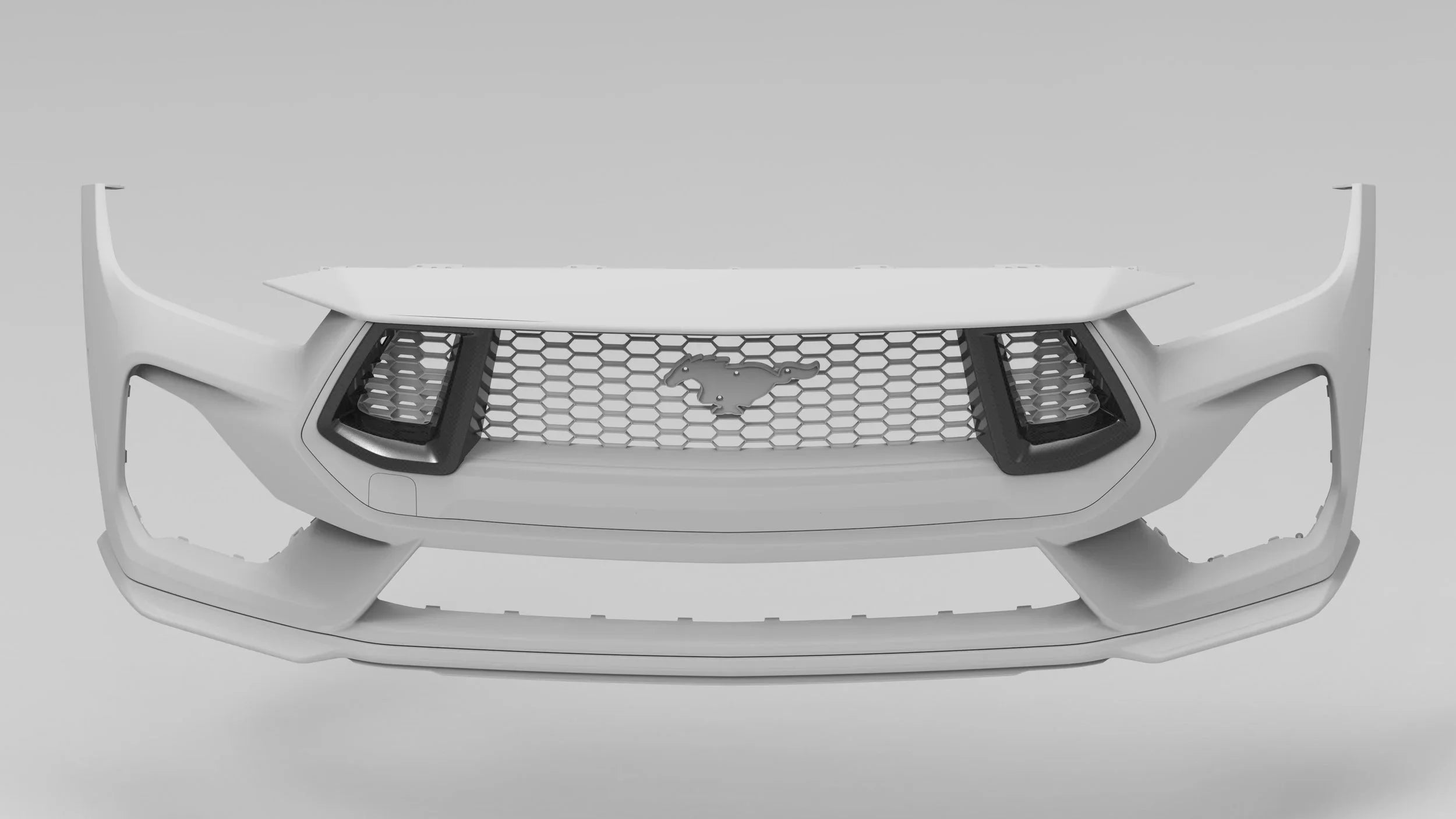 2024-Current Ford Mustang GT Dry Carbon Grille Inserts