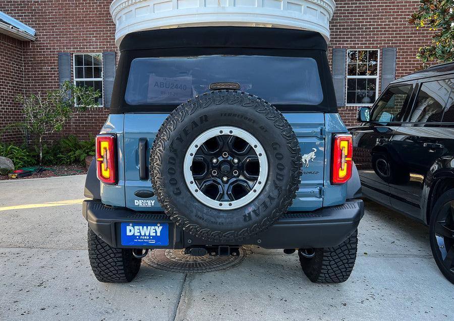 Version 1L Tail Light Overlays - 2021+ Bronco (w/ LED Taillights)