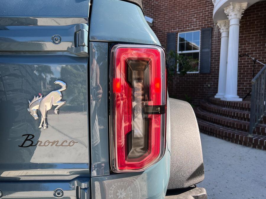 Version 1L Tail Light Overlays - 2021+ Bronco (w/ LED Taillights)