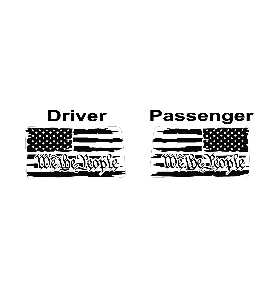 Stealth Clear Hardtop Side Window Overlays - 2021+ Bronco 4 Door