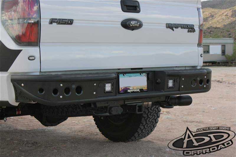 white-ford-raptor-venom-rear-bumper - NVMOS