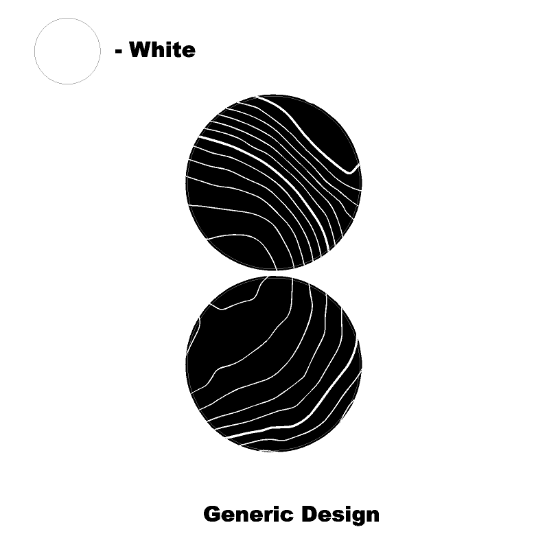 Topo Cup Holder Inserts (Printed Series + Acrylic) - 2021+ Bronco